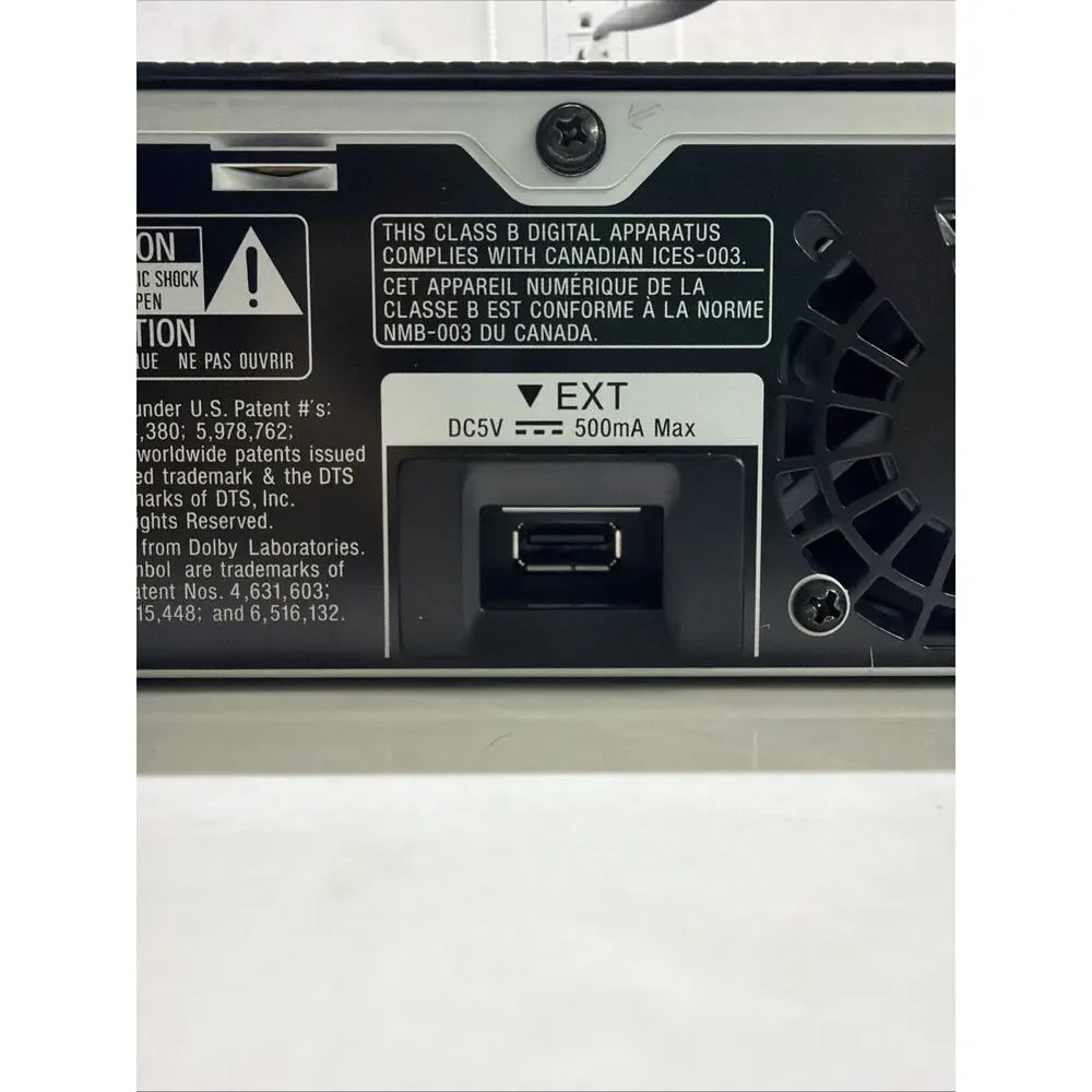 Sony BDP-S550 Blu-Ray Player DVD USB LAN HDMI Comes With Power & HDMI Cable